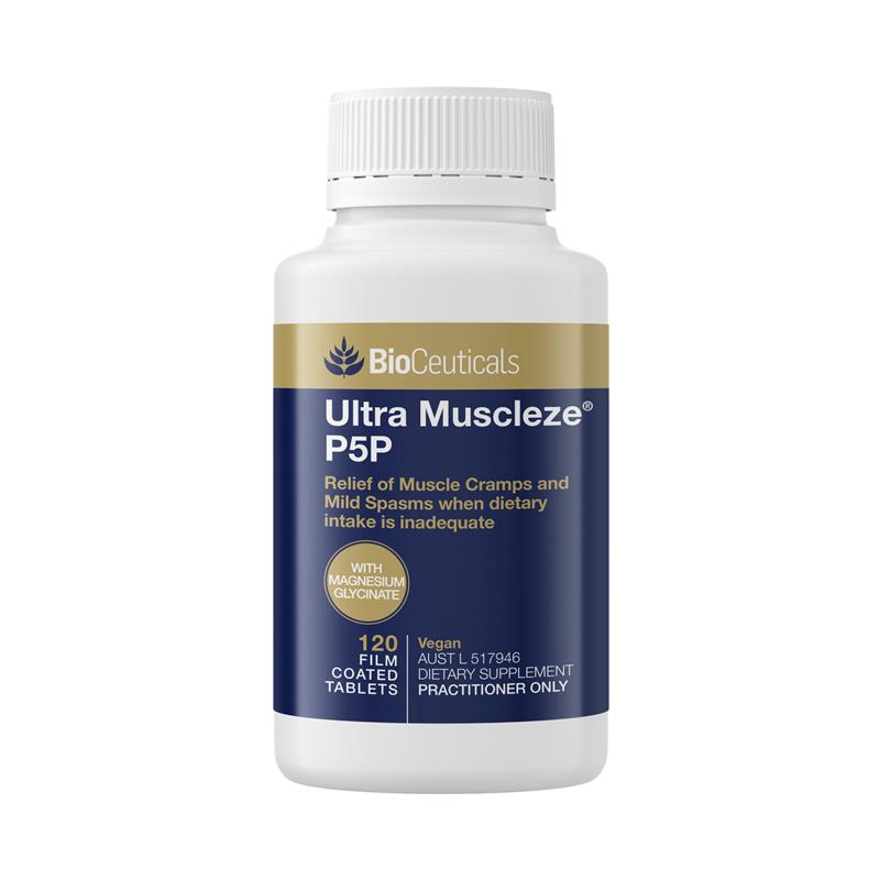 Load image into Gallery viewer, BioCeuticals Ultra Muscleze® P5P 120 Tablets

