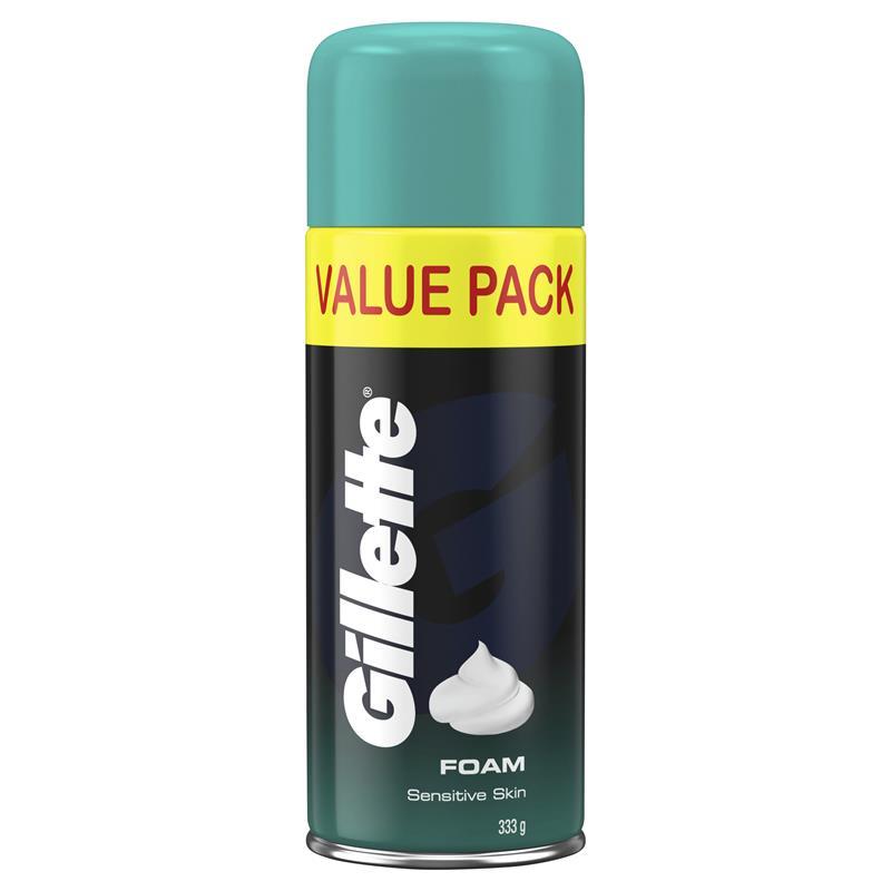 Load image into Gallery viewer, Gillette Shave Foam Sensitive Value Pack 333g
