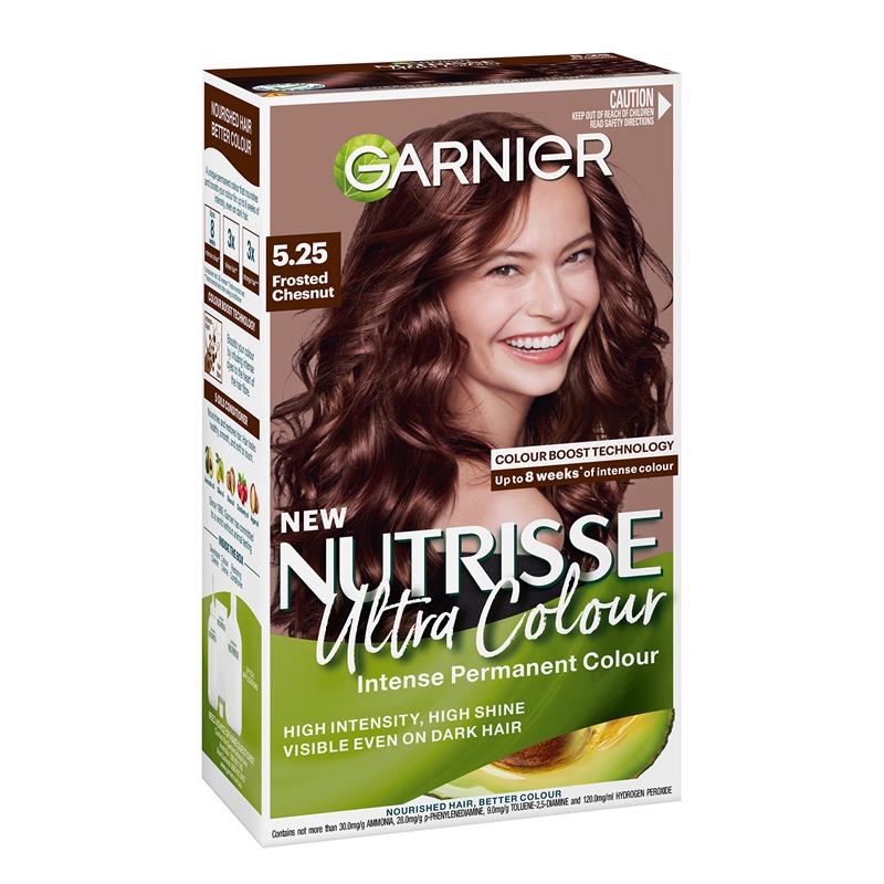Load image into Gallery viewer, Garnier Nutrisse 5.25 Frosted Chestnut
