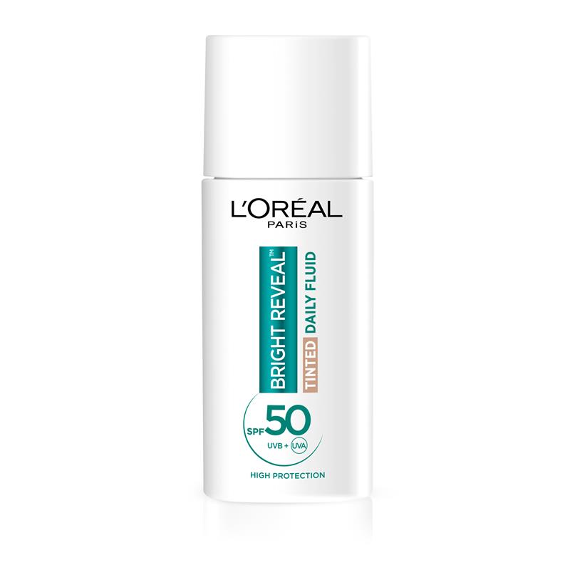 Load image into Gallery viewer, L'Oreal Bright Reveal Tinted SPF 50 Fluid Light 50ml
