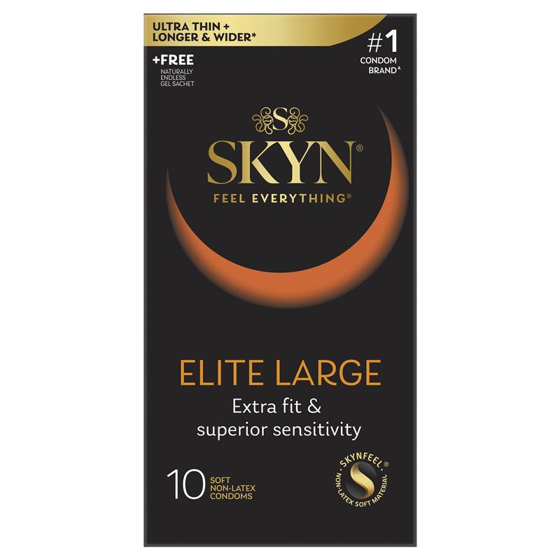 Load image into Gallery viewer, SKYN® Elite Large Condoms 10 Pack
