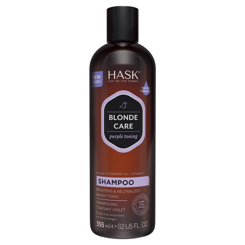 Load image into Gallery viewer, Hask Blonde Care Purple Shampoo 355ml
