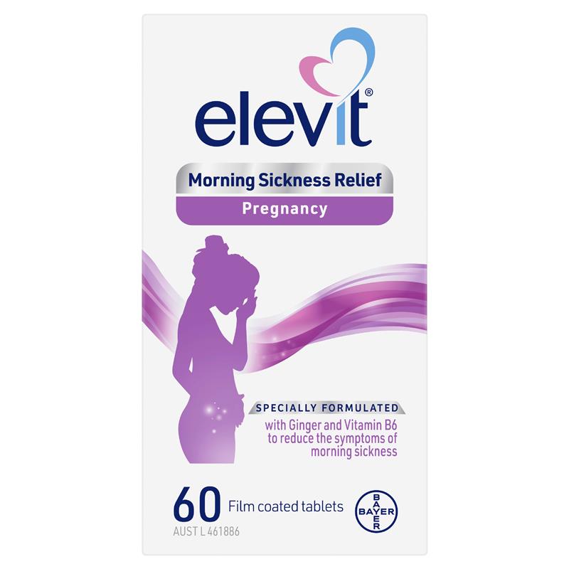 Load image into Gallery viewer, Elevit Morning Sickness Relief Pregnancy 60 Tablets
