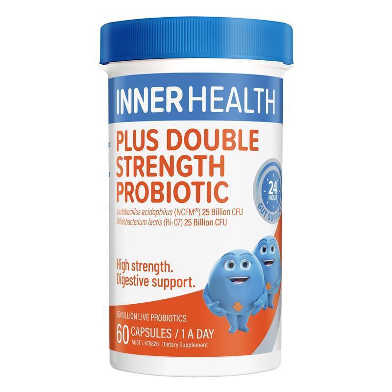 Load image into Gallery viewer, Inner Health Plus Double Strength Probiotic 60 Capsules
