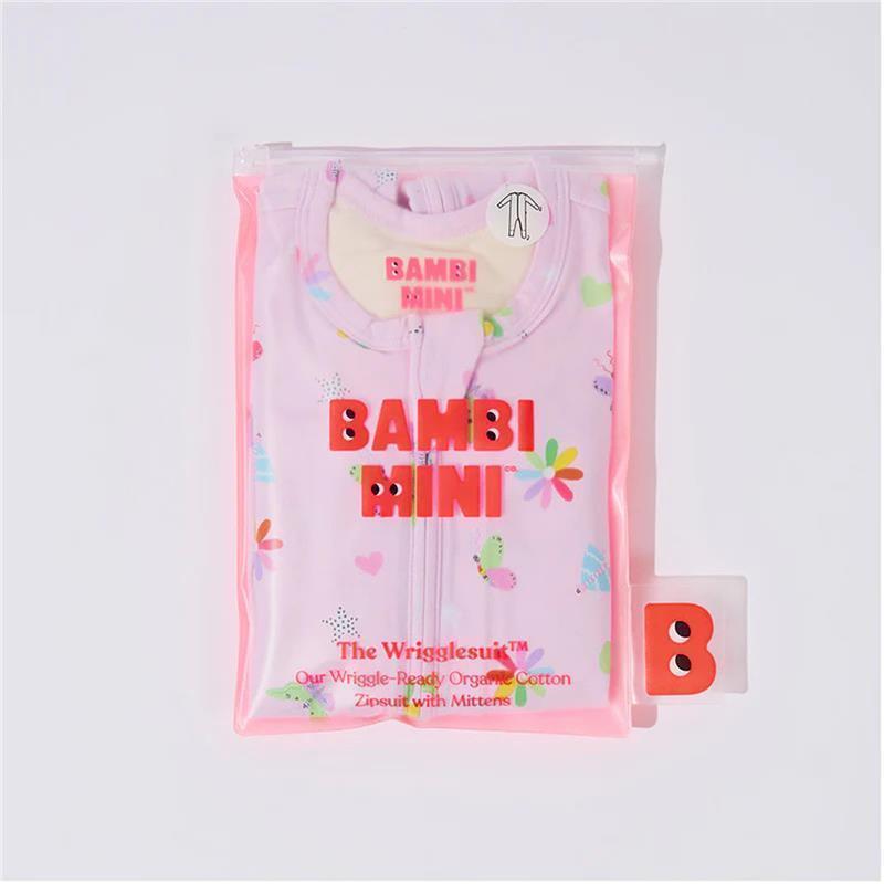 Load image into Gallery viewer, Bambi Mini Co. Wrigglesuit 0 Newborn Pink Festival Bloom
