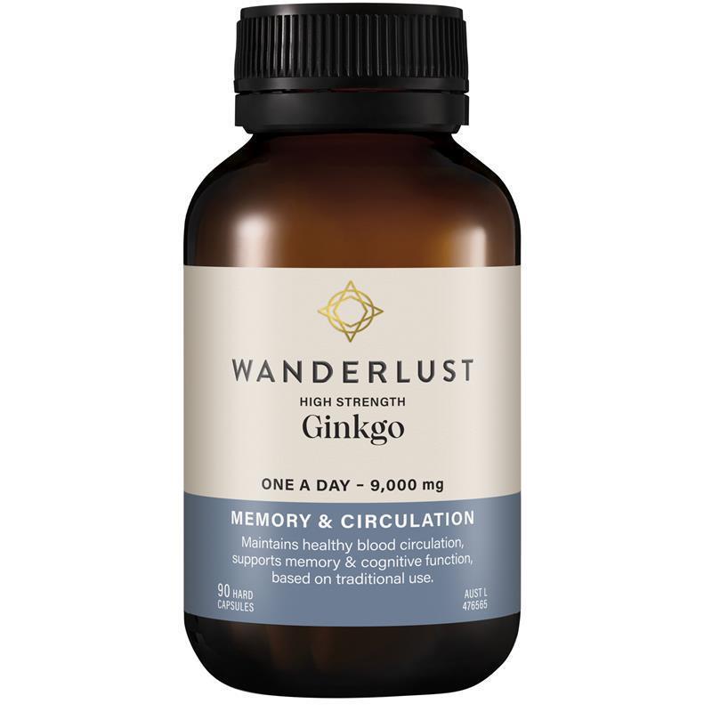 Load image into Gallery viewer, Wanderlust High Strength Gingko 90 Capsules
