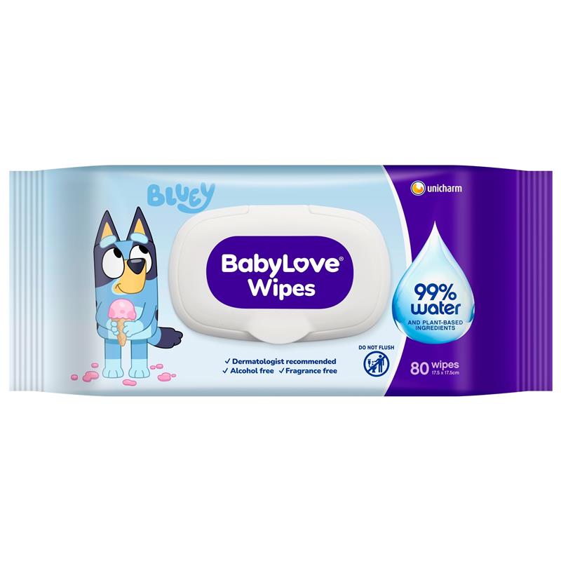 Load image into Gallery viewer, Babylove Water Wipes 80 Pack
