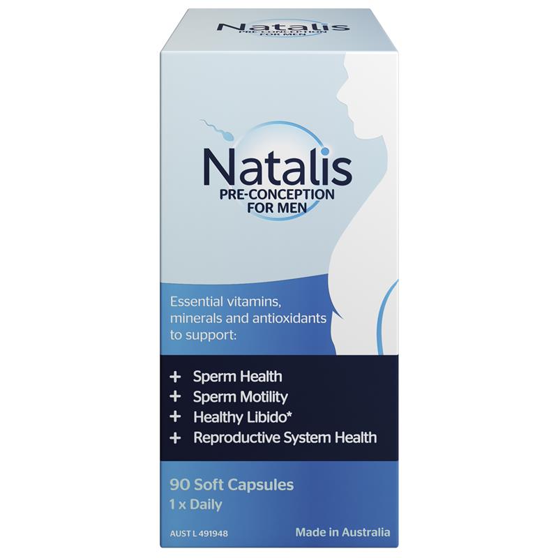 Load image into Gallery viewer, Natalis Conceive Support for Men 90 Capsules
