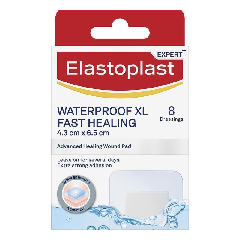 Load image into Gallery viewer, Elastoplast Waterproof Fast Healing Dressings 8 Pack
