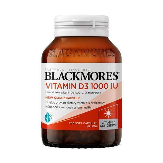 Blackmores Vitamin D3 1000IU Capsules 200 Pack