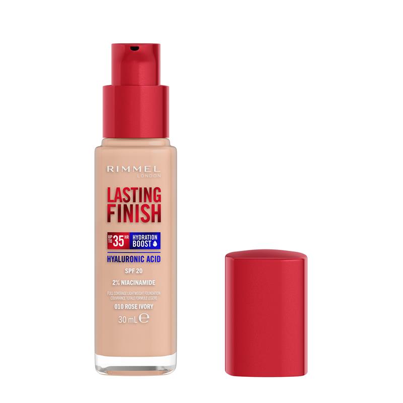 Load image into Gallery viewer, Rimmel Lasting Finish 35HR Foundation 010 Rose Ivory
