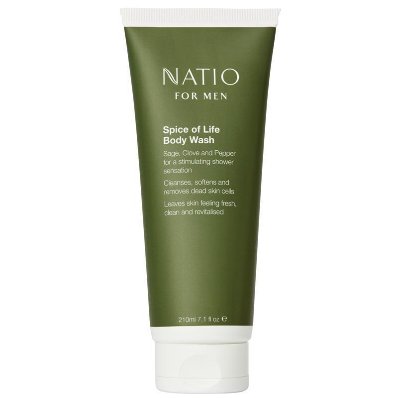 Load image into Gallery viewer, Natio for Men Spice of Life Body Wash 210ml
