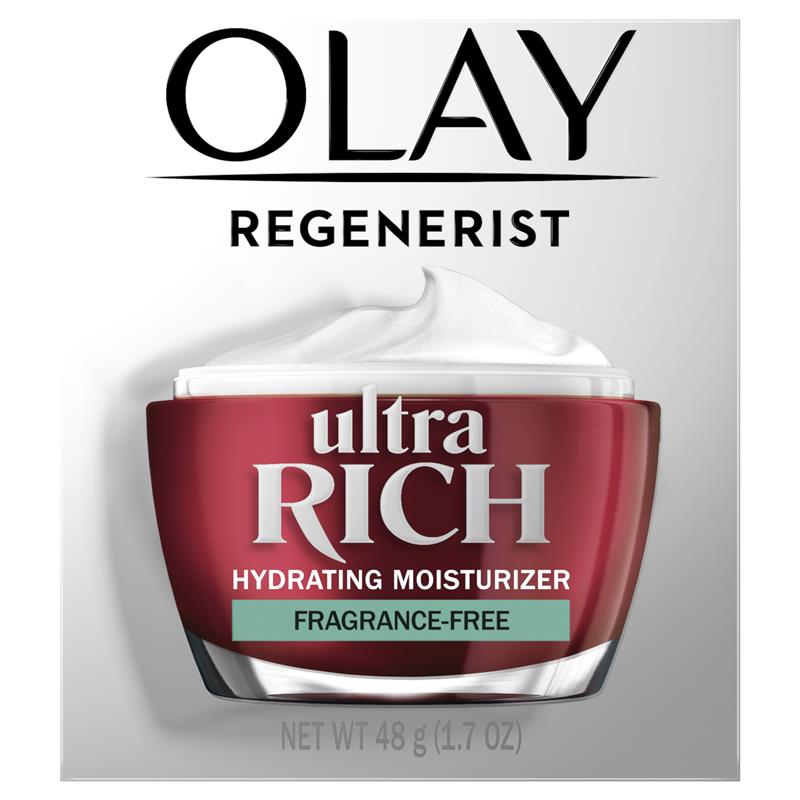 Load image into Gallery viewer, Olay Regenerist Ultra Rich Hydrating Cream Fragrance Free 48g
