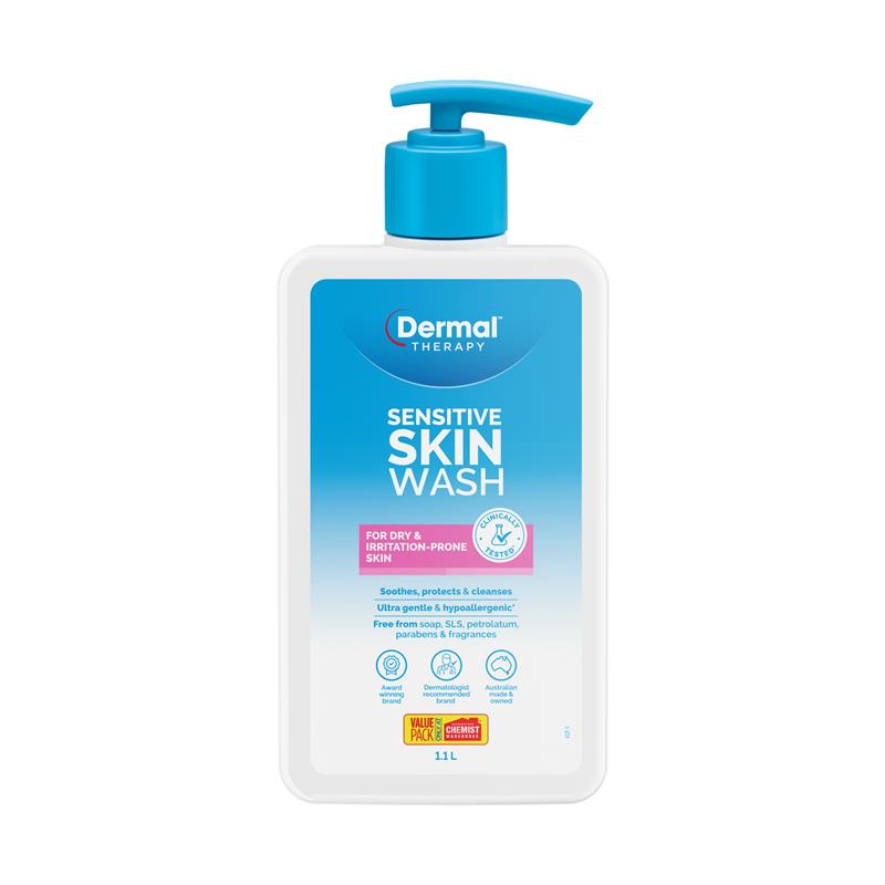 Load image into Gallery viewer, Dermal Therapy Sensitive Skin Wash 1.1L
