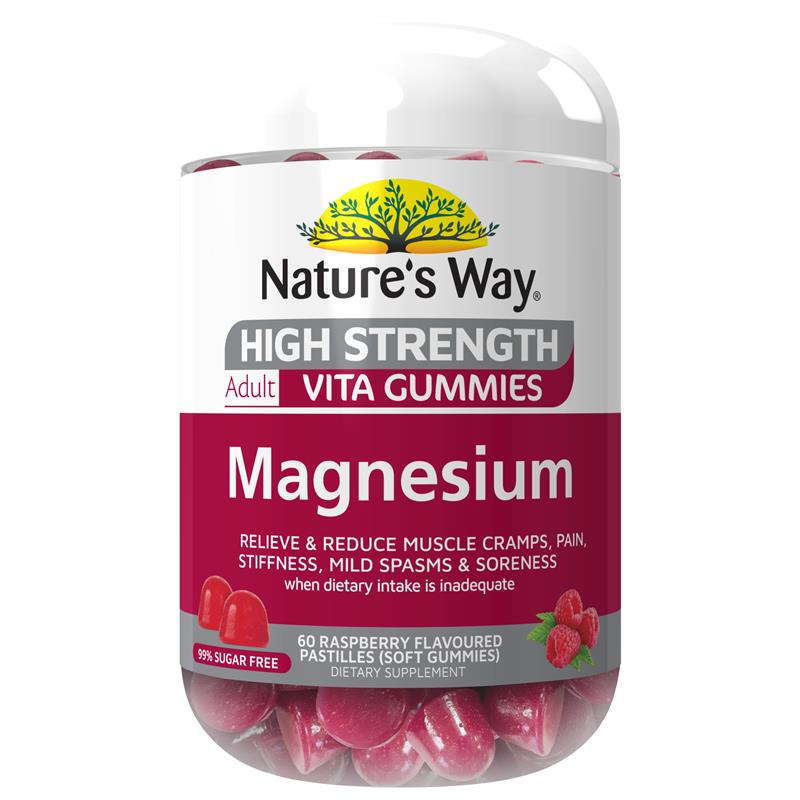 Load image into Gallery viewer, Nature's Way Adult Vita Gummies High Strength Magnesium 60 Pastilles
