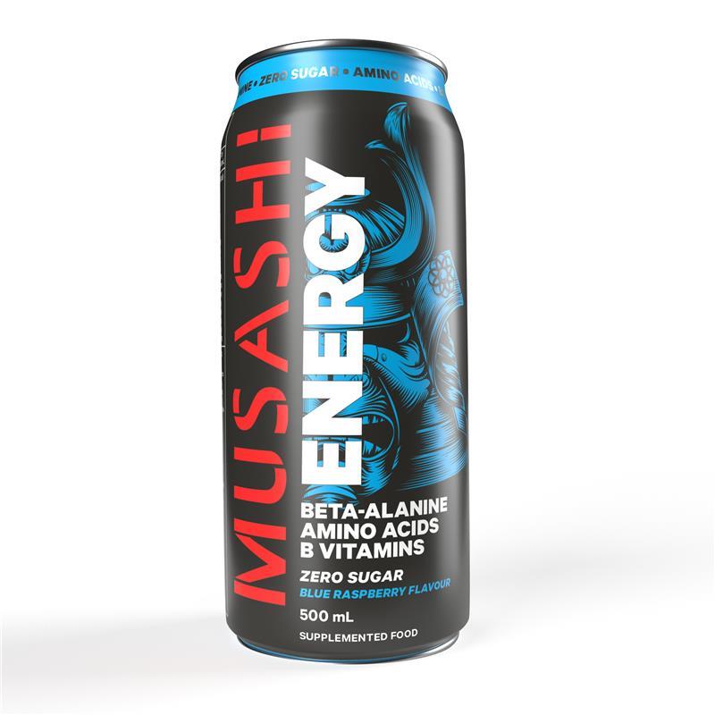 Load image into Gallery viewer, Musashi Energy Blue Raspberry 500ml
