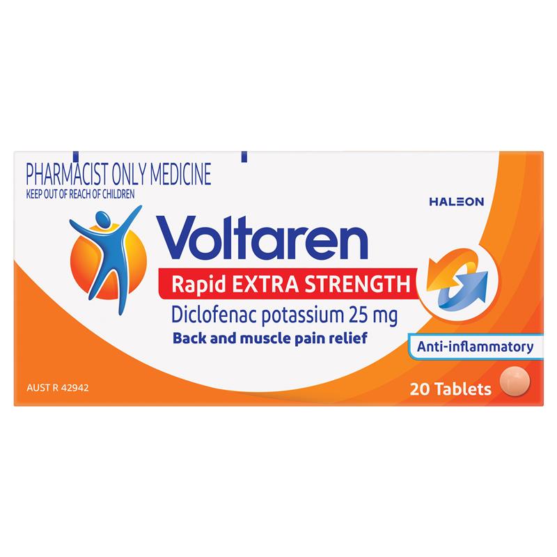 Load image into Gallery viewer, Voltaren Rapid 25mg Tablets 20 - Diclofenac (S3)
