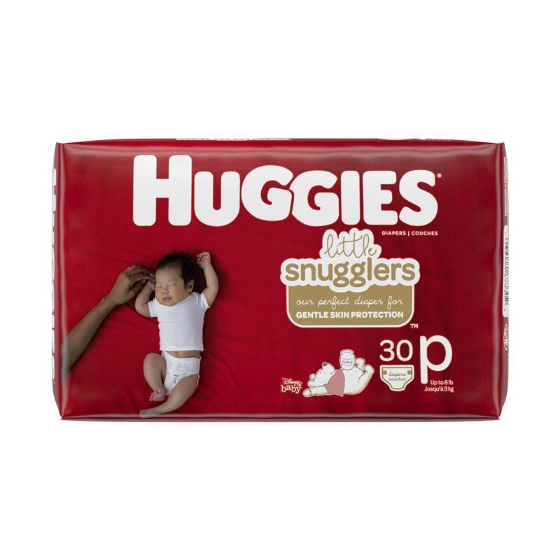 Load image into Gallery viewer, Huggies Little Snugglers Preemie Nappies 30 Pack

