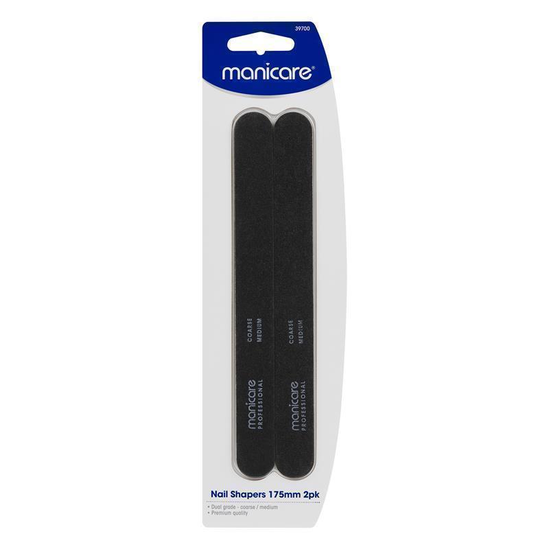 Load image into Gallery viewer, Manicare Nail Shapers 175mm 2 Pack Coarse/Medium
