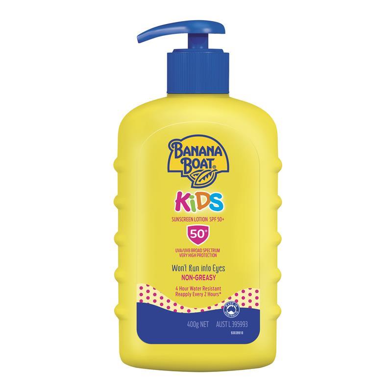 Load image into Gallery viewer, Banana Boat SPF 50+ Kids 400g Pump
