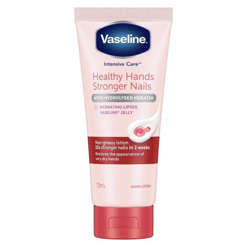 Load image into Gallery viewer, Vaseline Intensive Care Hand Cream Healthy Hands Stronger Nails 75ml
