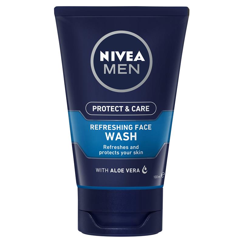 Load image into Gallery viewer, NIVEA Men Face Wash Protect &amp; Care Refreshing 100ml
