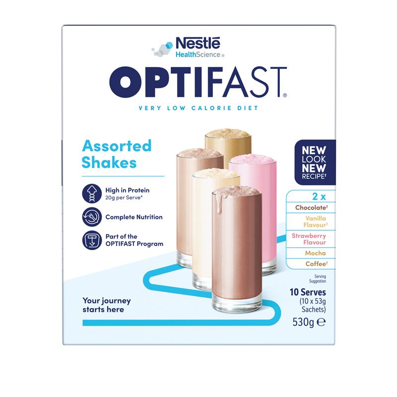 Load image into Gallery viewer, Optifast VLCD Shake Assorted Pack 10 x 53g
