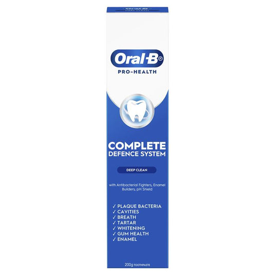 Oral B Toothpaste Pro Health Complete Defence System Deep Clean 200g