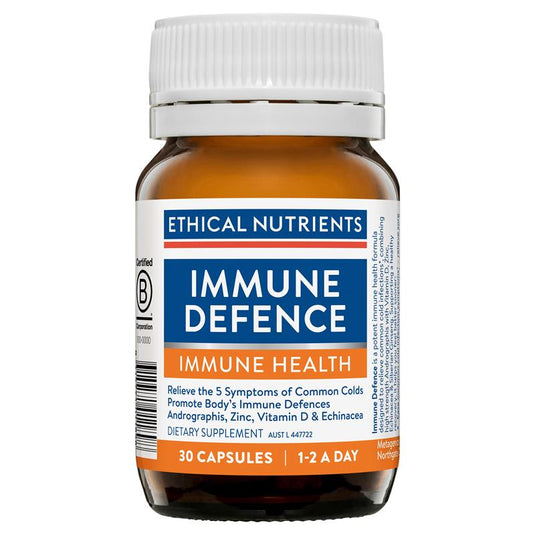 Ethical Nutrients Immune Defence 30 Capsules