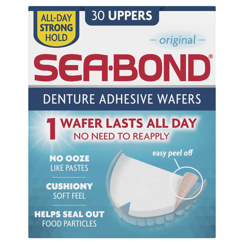 Load image into Gallery viewer, Sea Bond Denture Adhesive Uppers 30
