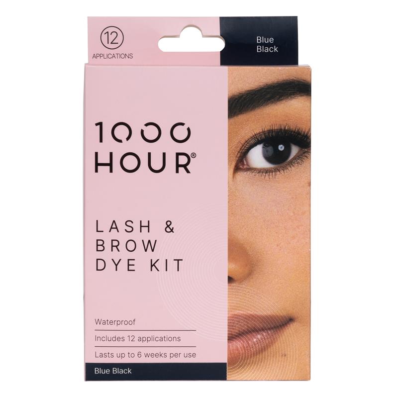 Load image into Gallery viewer, 1000 Hour Eyelash &amp; Brow Dye Kit Blue/Black
