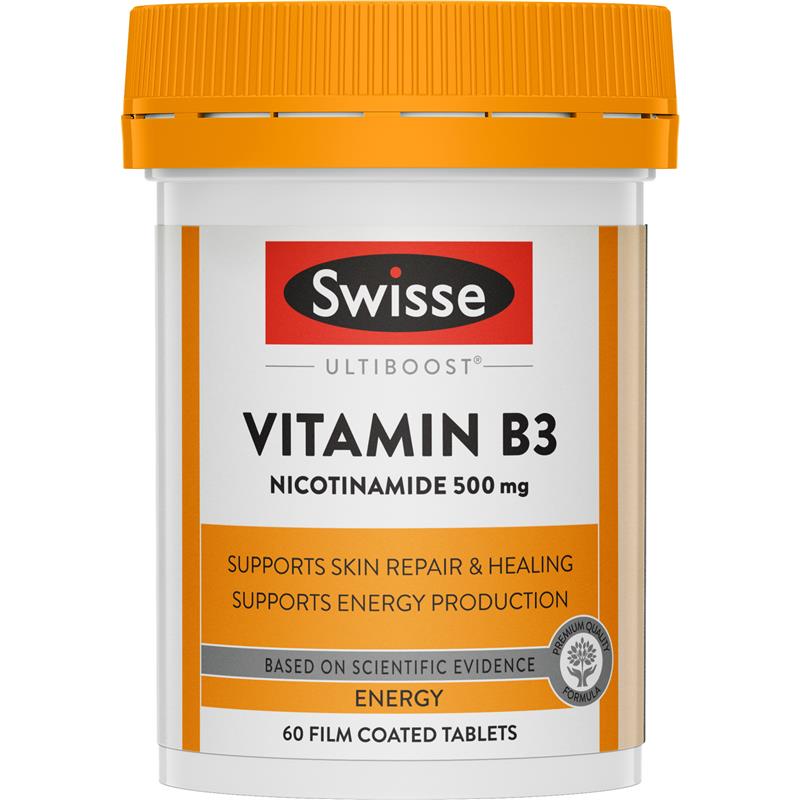 Load image into Gallery viewer, Swisse Ultiboost Vitamin B3 60 Tablets
