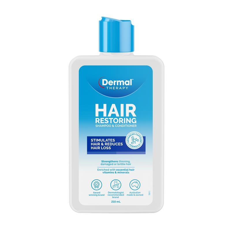 Load image into Gallery viewer, Dermal Therapy Hair Restoring Shampoo &amp; Conditioner 210ml

