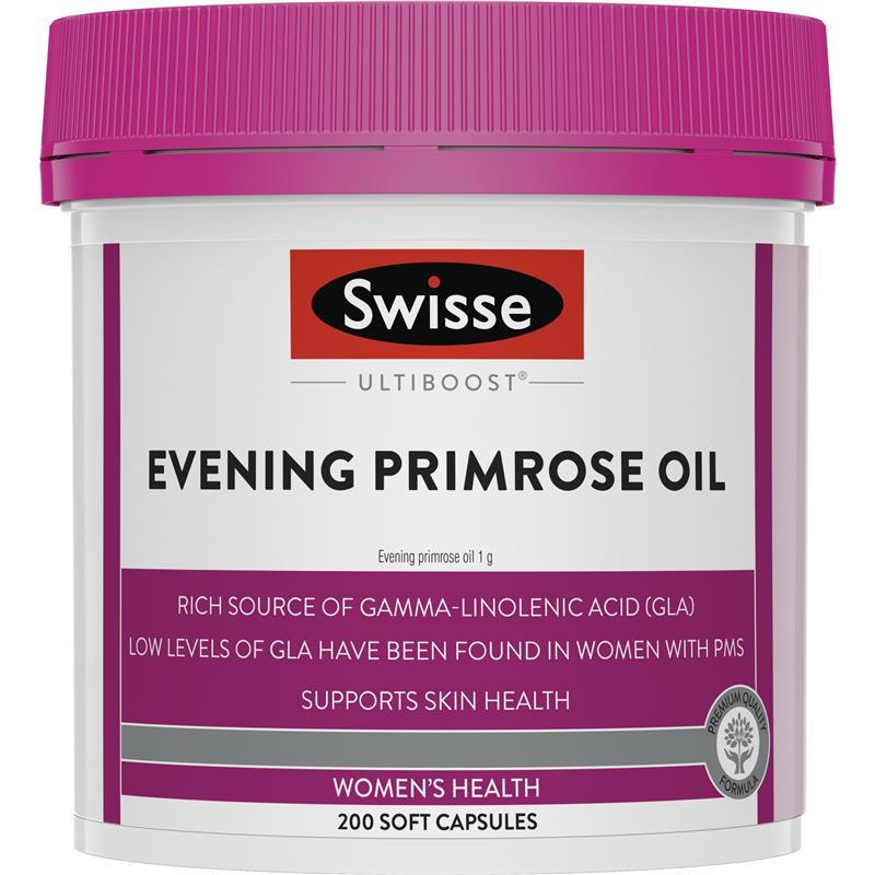 Load image into Gallery viewer, Swisse Ultiboost Evening Primrose Oil 200 Capsules
