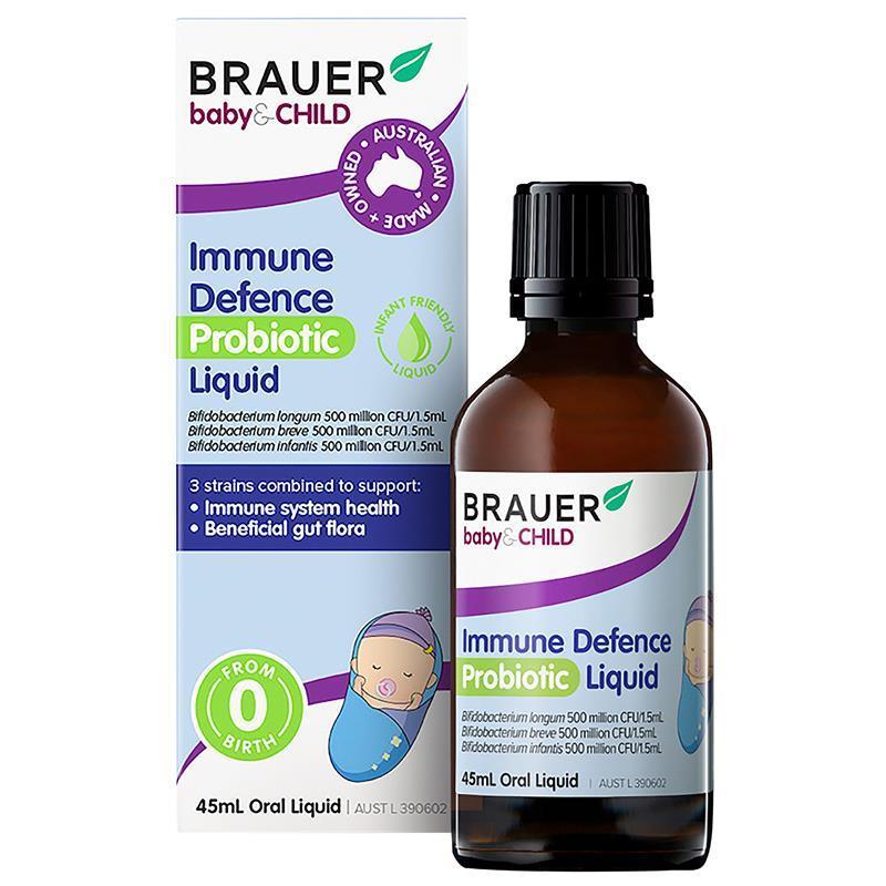 Load image into Gallery viewer, Brauer Immune Defence Probiotic Liquid For Infants 45ml
