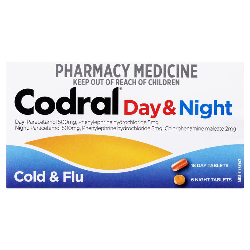 Load image into Gallery viewer, Codral PE Day &amp; Night Tablets 24 Pack
