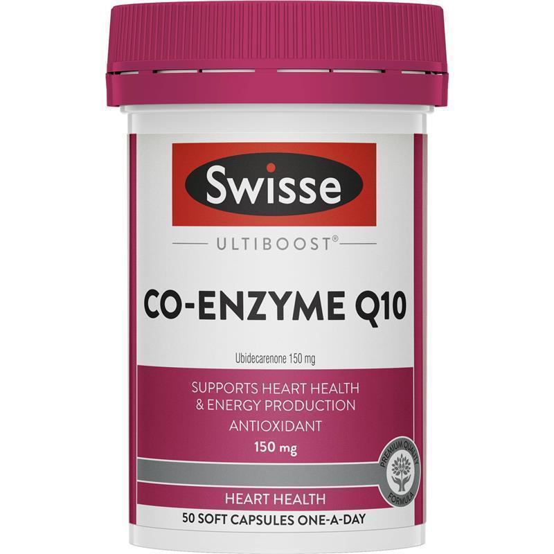 Load image into Gallery viewer, Swisse Ultiboost Co-Enzyme Q10 150mg 50 Capsules
