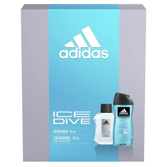 Adidas Ice Dive Eau de Toilette 100ml 2 Piece Set
