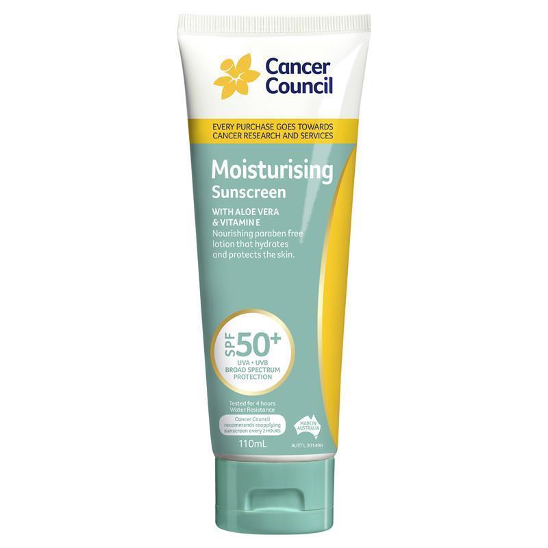 Load image into Gallery viewer, Cancer Council SPF 50+ Moisturising 110ml Tube
