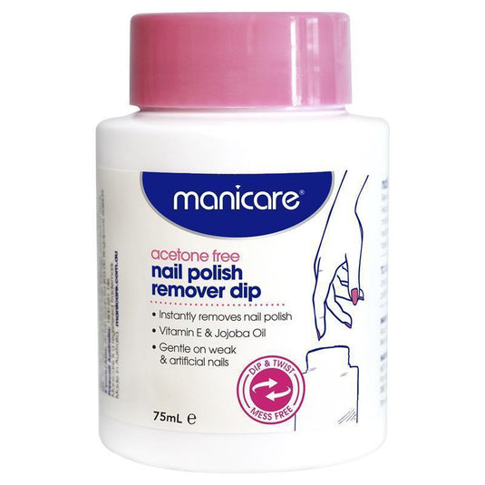 Manicare Nail Polish Remover Dip Acetone Free 75ml