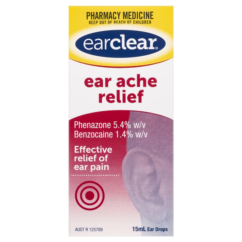 Load image into Gallery viewer, EarClear Ear Ache Relief Drops 15mL - Effective Relief of Ear Pain

