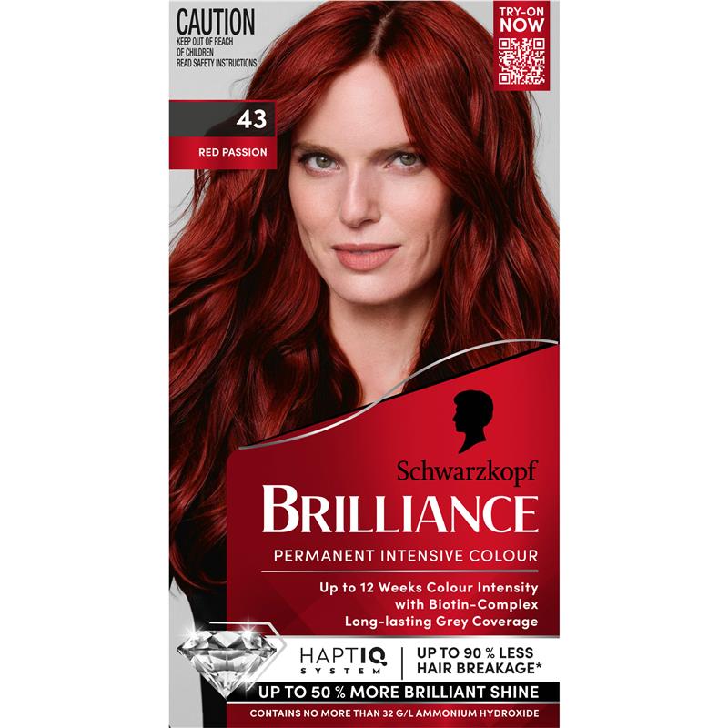 Load image into Gallery viewer, Schwarzkopf Brilliance 43 Red Passion New
