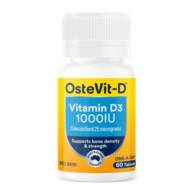 Load image into Gallery viewer, OsteVit-D Vitamin D3 One-A-Day 60 Tablets
