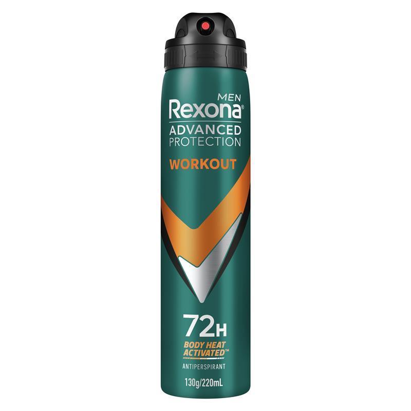 Load image into Gallery viewer, Rexona Men Advanced Antiperspirant Aerosol Workout 220ml
