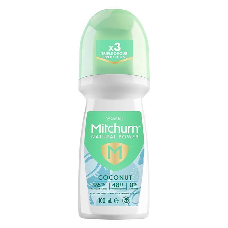 Load image into Gallery viewer, Mitchum for Women Natural Power Coconut Roll On 100ml
