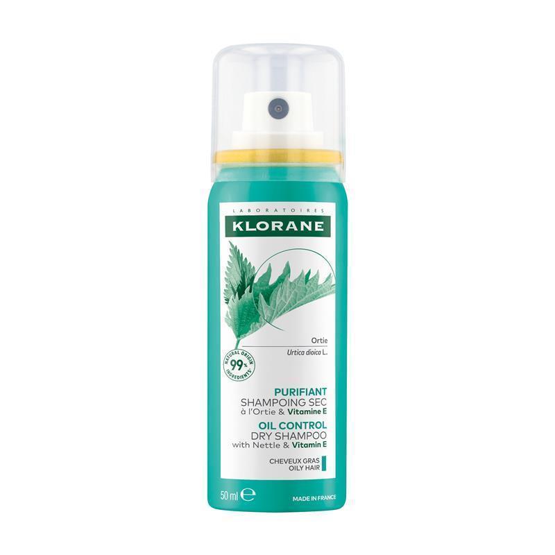 Load image into Gallery viewer, Klorane Dry Shampoo With Nettle &amp; Vitamin E 50ml
