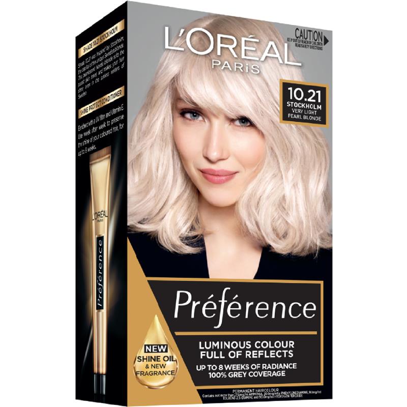 Load image into Gallery viewer, L'Oreal Paris Preference Stockholm 10.21  Very Very  Light Pearl Blonde
