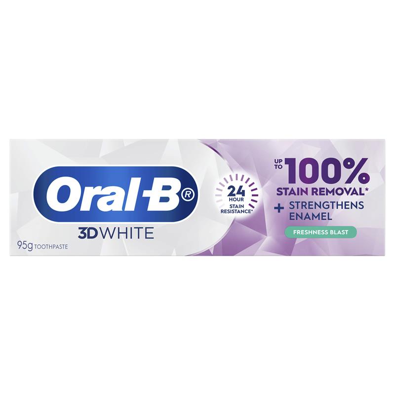 Load image into Gallery viewer, Oral B Toothpaste 3D White Lasting Freshness Blast 95g
