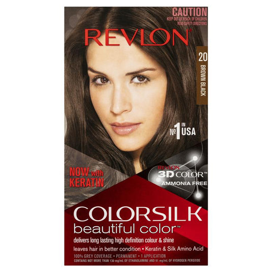 Revlon ColorSilk 20 Brown Black