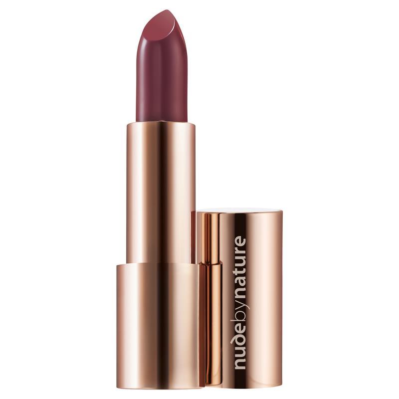 Load image into Gallery viewer, Nude by Nature Moisture Shine Lipstick 07 Deep Plum
